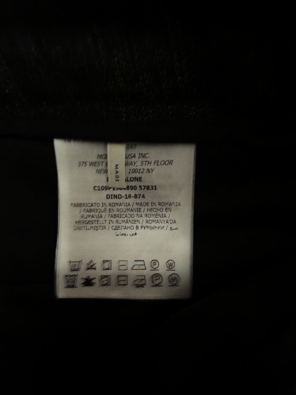 Moncler Women’s Tailored Pants Size 38EU Blue Waist 28 Slim Fit - Picture 12 of 15
